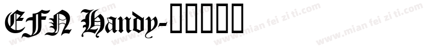 EFN Handy字体转换